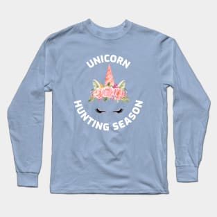 unicorn hunting season Long Sleeve T-Shirt